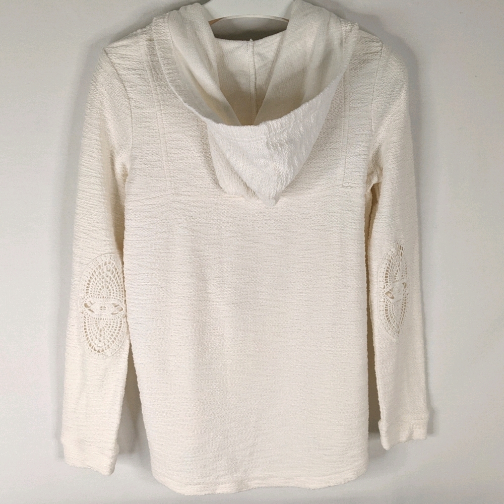 HOLD S ROXY Never Worn Lace-Up Hoodie Small - Picture 3 of 12